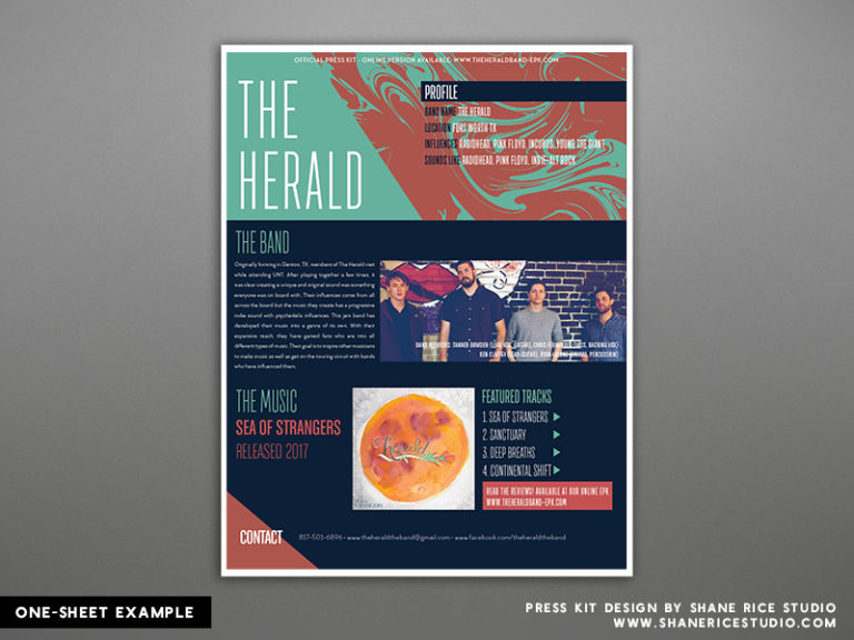 Guide To Creating A Band Press Kit Shane Rice Studio Blog