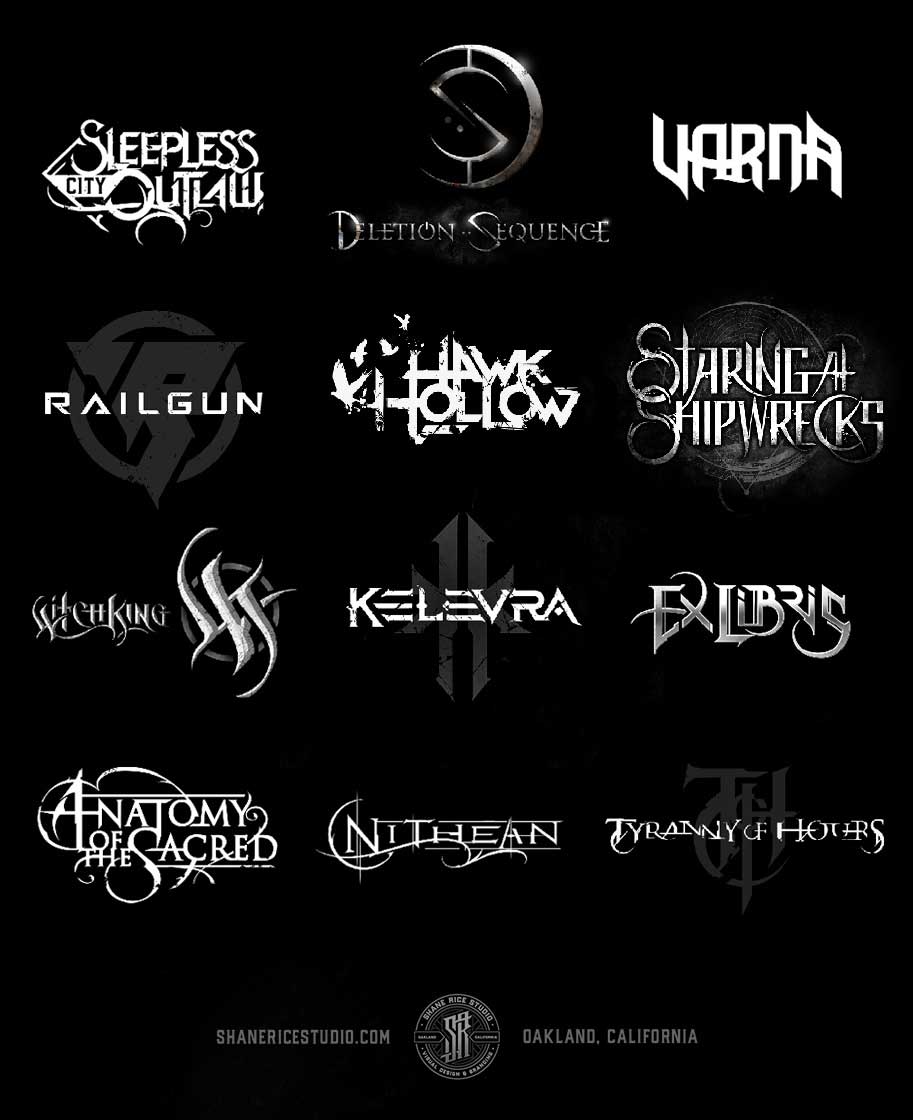 Metal Band Logo Design Examples